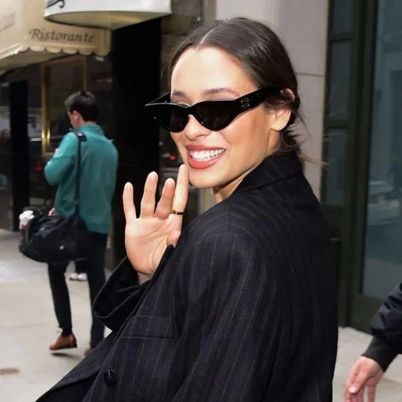 NEW MIU MIU SUNGLASSES, WOMEN BLACK CAT EYE MIU MIU SUNGLASSES